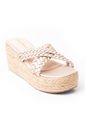 Priceshoes Plataformas En Yute Para Mujer 9521200CHAMPANA de Price Shoes