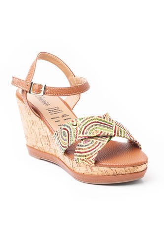 Price Shoes Plataformas Para Dama 462JC008MIEL Price Shoes