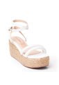Priceshoes Plataformas En Yute Para Mujer 9521181BLANCO de Price Shoes