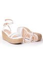 Priceshoes Plataformas En Yute Para Mujer 9521181BLANCO de Price Shoes