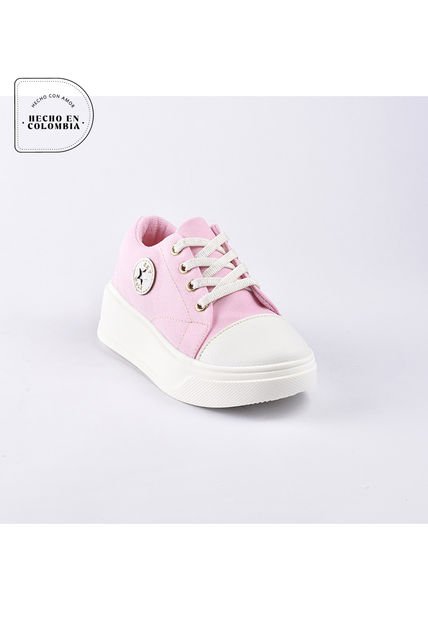 Priceshoes Tenis Deportivos Infantil 3941949Rosado