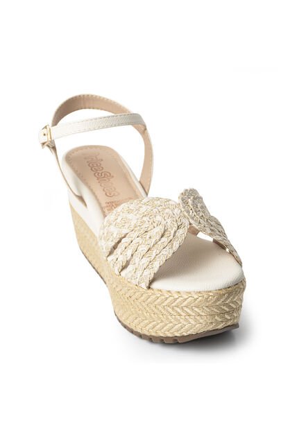 Price Shoes Sandalias Con Plataforma Mujer 192A-107BLANCO