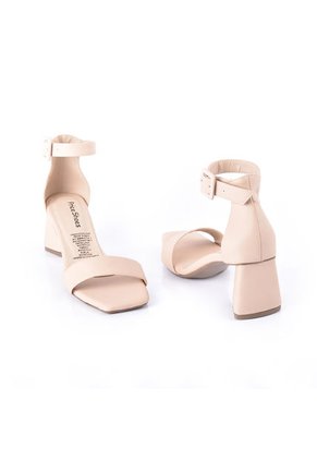 Priceshoes Tacon Moda Mujeres 962CR74NUDE