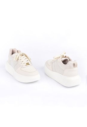 Price Shoes Tenis Moda Mujeres 822562BEIGE
