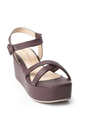 Price Shoes Sandalias Con Plataforma Mujer 9521243VINO