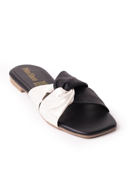 Price Shoes Sandalia Plana Para Mujer 462JC017NEGRO