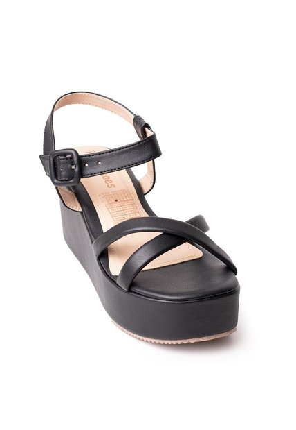 Price Shoes Sandalias Con Plataforma Mujer 9521243NEGRO