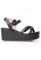 Price Shoes Sandalias Con Plataforma Mujer 9521243NEGRO de Price Shoes