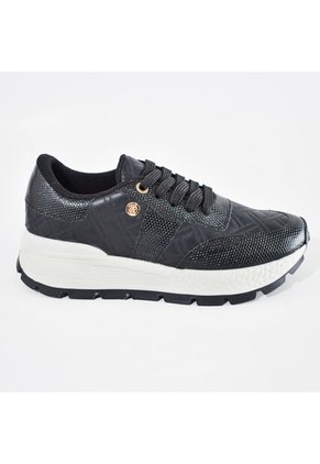 Price Shoes Tenis Urbanos Casual Mujer 282M-550NEGRO