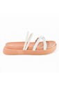 Price Shoes Sandalias Planas De Moda Mujer 912739BLANCO de Price Shoes