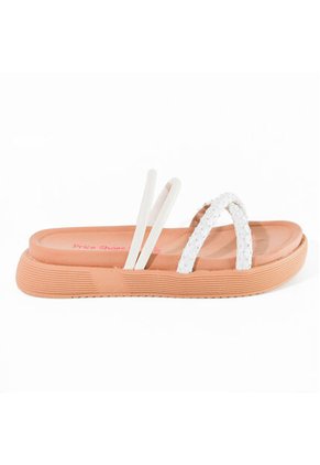 Price Shoes Sandalias Planas De Moda Mujer 912739BLANCO