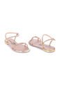 Price Shoes Sandalia Plana Para Mujer 482103OROROSA de Price Shoes