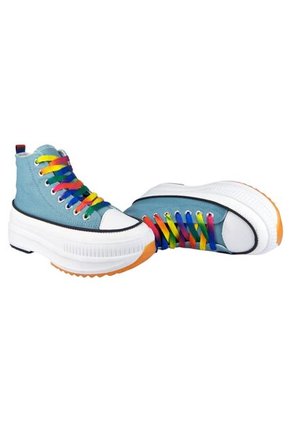 PriceShoes Tenis Plataforma Moda Para Mujer 622C62F1021INDIGO