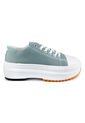 Price Shoes Tenis Moda Mujer 622C62F1030VERDE de Price Shoes