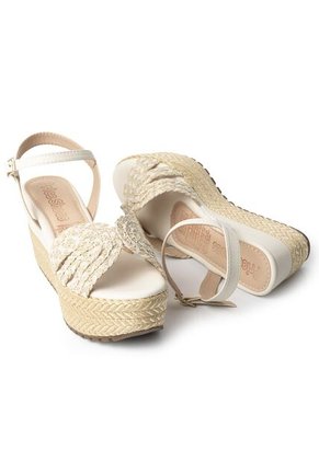 Price Shoes Sandalias Con Plataforma Mujer 192A-107BLANCO