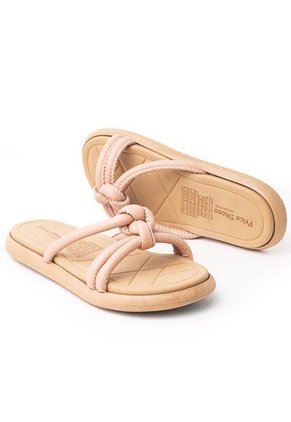 Priceshoes Sandalias Planas Mujeres 902BOM-08CAMEL