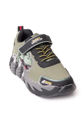 Price Shoes Tenis Infantiles Con Luces Para Niños 204NOGR25-DDVERDE Price Shoes