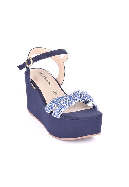 Priceshoes Plataformas Para Dama 882VERONICAAZUL