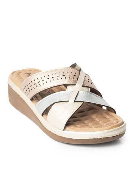 Price Shoes Sandalias Metalizadas Confort Mujer 6925814OROROSA