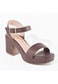 Price Shoes Tacones Con Plataforma Mujer 952P-06MARRON de Price Shoes
