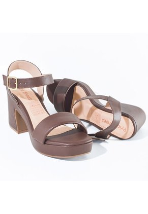 Price Shoes Tacones Con Plataforma Mujer 952P-06MARRON
