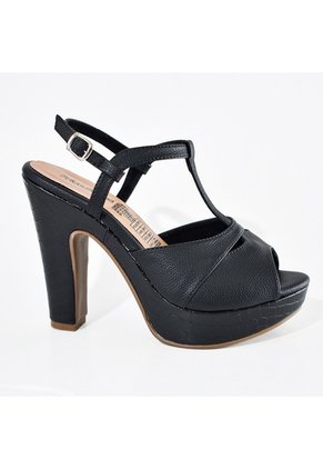 Price Shoes Tacones Elegantes Con Plataforma Para Mujer 182FL885NEGRO
