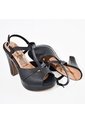 Price Shoes Tacones Elegantes Con Plataforma Para Mujer 182FL885NEGRO de Price Shoes
