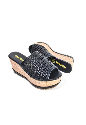 Price Shoes Plataformas Corcho Mujer 462JC026NEGRO