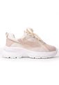 Price Shoes Tenis Moda Para Mujer 822632BEIGE de Price Shoes