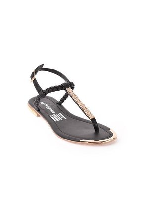 Priceshoes Sandalias Planas Mujeres 482Trestenegro