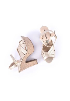 Priceshoes Sandalias Tacones Mujeres 962Cr18Champana