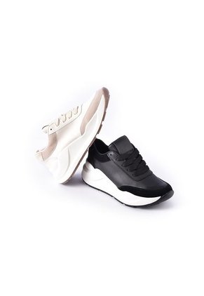 Priceshoes Tenis Moda Mujeres 962Kenianegro