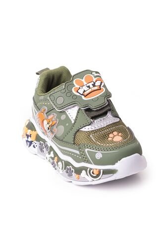 Price Shoes Tenis Infantiles Con Luces Para Niños 204NOGR25-SSVERDE Price Shoes