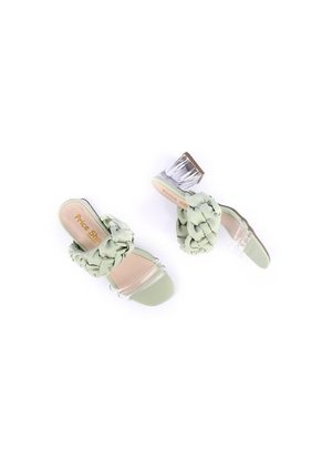 Priceshoes Sandalias Tacones Mujeres 7221001Menta