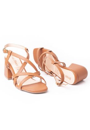 Price Shoes Tacon Bajo Para Mujeres 952L-07MIEL