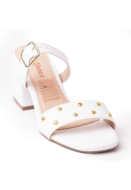 Price Shoes Tacones Moda Mujeres 952A-12BLANCO