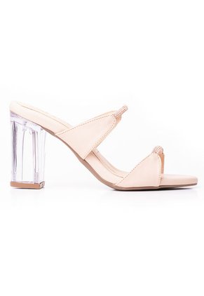 Priceshoes Sandalia Tacon Cristal 952L-19NUDE