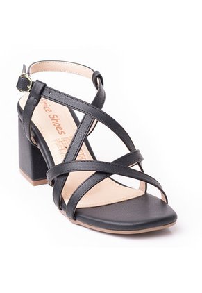 Price Shoes Tacon Bajo Para Mujeres 952L-07NEGRO