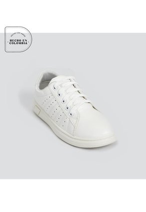 Priceshoes Tenis Moda Dama 702PU0604BLANCO
