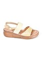 Price Shoes Sandalias Confort Elastica Mujer 752SK13CHAMPANA de Price Shoes
