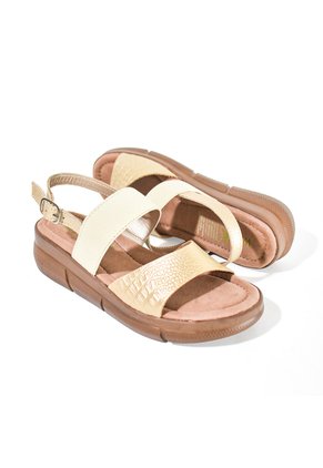 Price Shoes Sandalias Confort Elastica Mujer 752SK13CHAMPANA