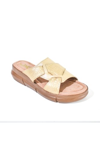 Price Shoes Sandalias Confort Cruzada Mujer 752SK14CHAMPANA Price Shoes