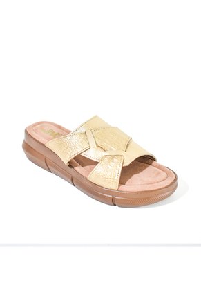 Price Shoes Sandalias Confort Cruzada Mujer 752SK14CHAMPANA