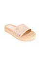 Price Shoes Sandalias Slide Tejida Mujer 282F-101LVARENA de Price Shoes