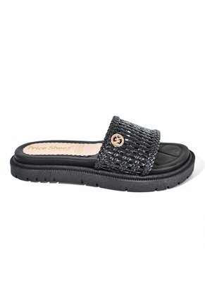 Price Shoes Sandalias Slide Tejida Mujer 282F-101LVNEGRO
