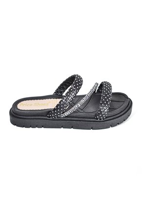 Price Shoes Sandalias Slide Brillo Mujer 282LV213NEGRO