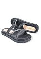 Price Shoes Sandalias Slide Brillo Mujer 282LV213NEGRO de Price Shoes