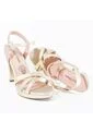 Price Shoes Tacones Elegantes Mujer 542903CHAMPANA de Price Shoes