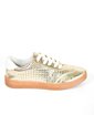 Price Shoes Tenis Urbanos Brillo Mujer 582408CHAMPANA de Price Shoes