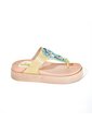 Price Shoes Sandalias Confort Bordada Mujer 752SK11CHAMPANA de Price Shoes